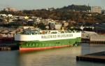 ID 3370 TURANDOT (1995/55598grt/IMO 9070450) loading at Freyberg Wharf, Auckland, NZ.